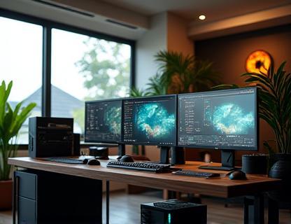 Suasana kantor Nusantara Gaming Studio