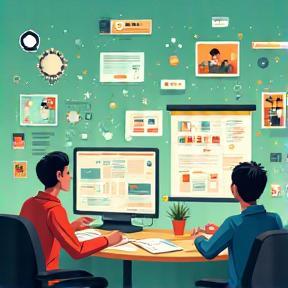 Ilustrasi desain game inovatif Nusantara Gaming Studio